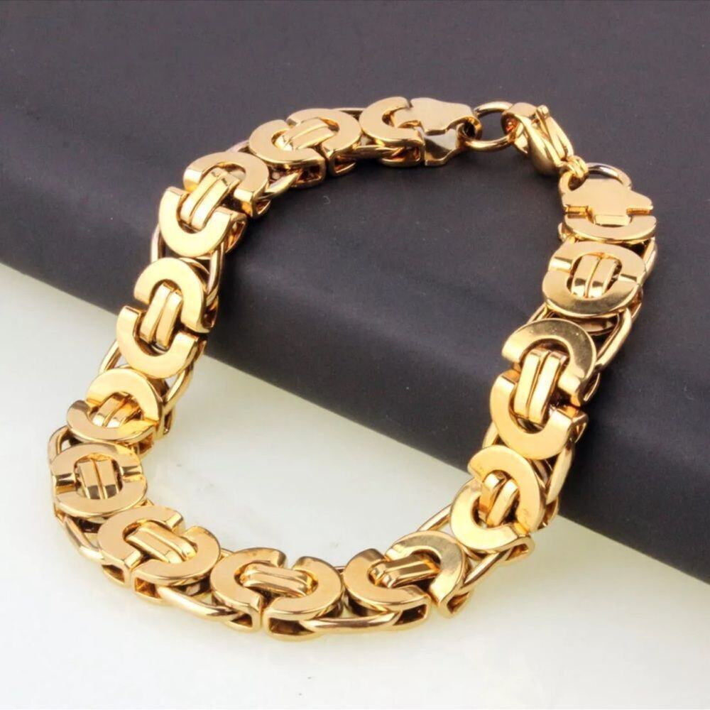 Gold Plated Chunky Chain Bracelet